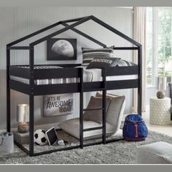 Kids Twin Top Bunk Bed 