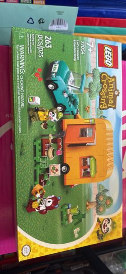LEGO Animal Crossing Leif's Caravan & Garden Shop Building Toy - Animal Crossing Toy Figure and Playset for Kids, Girls and Boys, Ages 7+ - Pretend Pl
