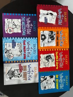Diary of a Wimpy Kid 6-Book Bundle (#1, 9, 11, 12, 13, 15) -Great. Condition!