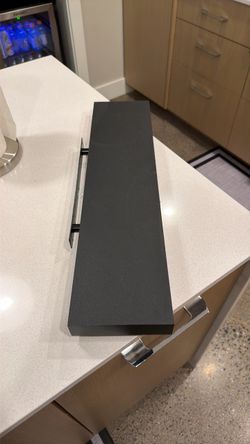 Black Floating Shelf 6”x23”