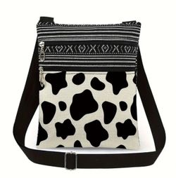 Women’s Cow Print Crossbody Bag 