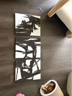Abstract art set of 3