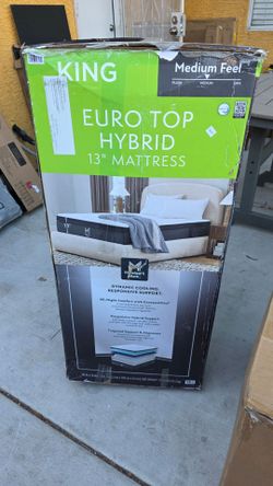 Member's Mark King 13 Inch Euro Top Hybrid Mattress - Medium Feel