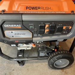 Generac 8000 Generator Like New FREE RAIN COVER 