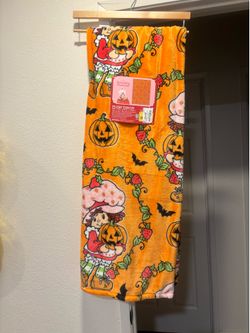 Strawberry Shortcake and Power Puff girls Halloween blanket