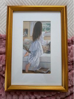 Vintage Gold Framed Wall Art – Elegant Home Décor