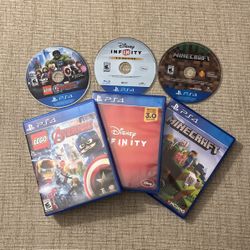 PS4 games: Lego Avengers, Disney Infinity 3.0, Minecraft
