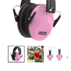 Dr.meter Kids Protective Earmuffs, Pink