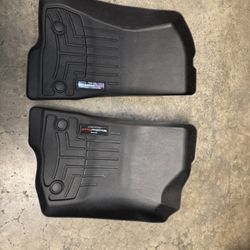 Weather tech Front Floor Mats For 2018-2025 Jeep Wrangler JL