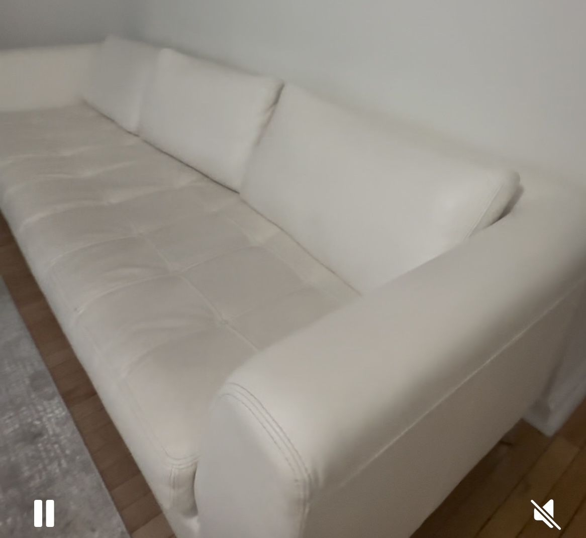 Leather Sofa & Two Chairs Set