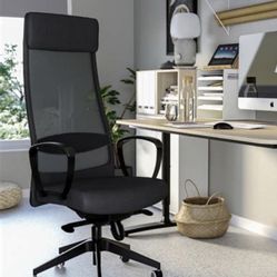Ikea Marcus Office chair, Vissle dark gray