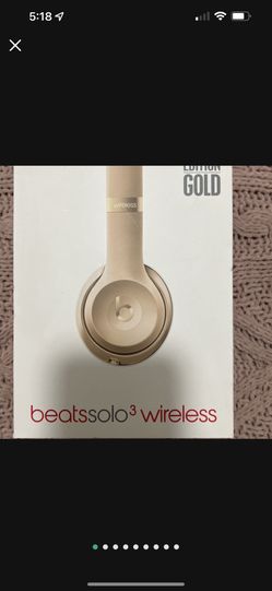 Beats Solo 3 Wireless Special Edition Gold Headphones