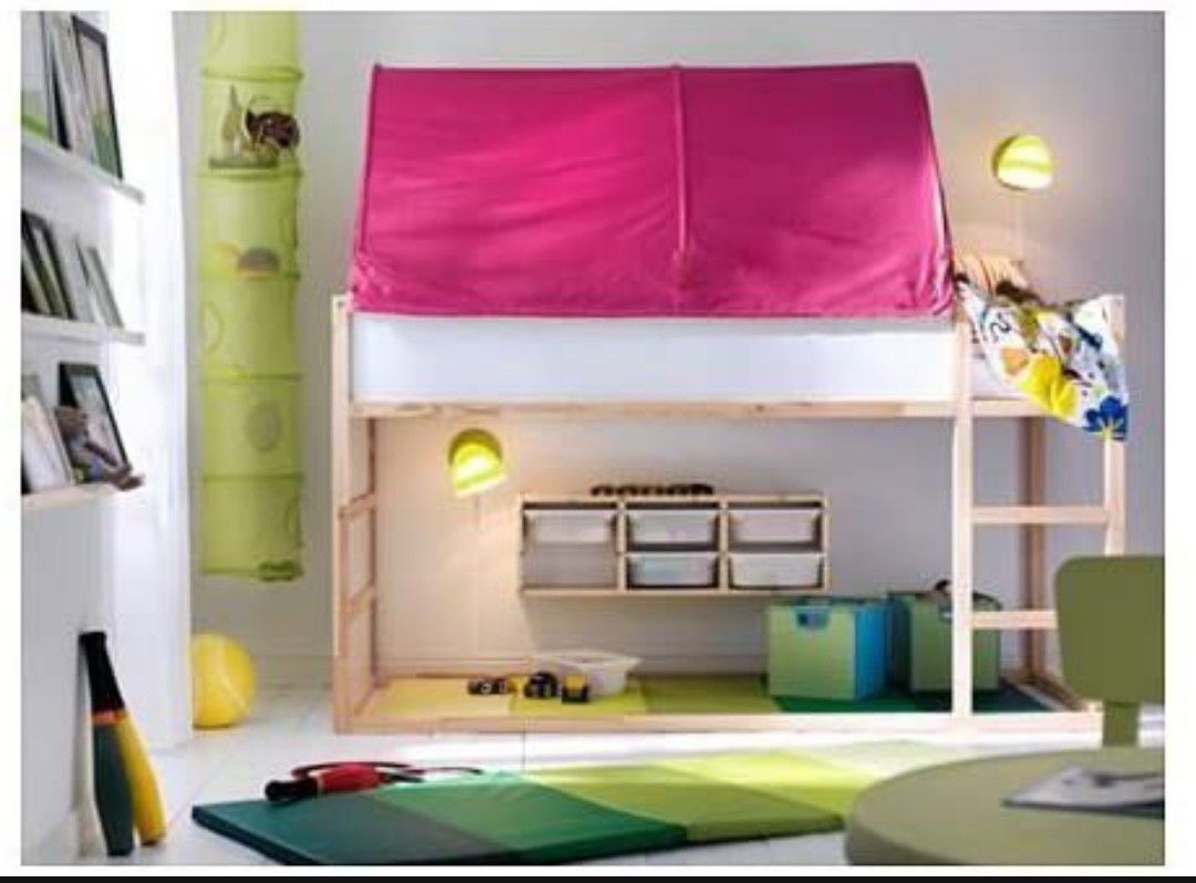 Ikea KURA bed tent Pink