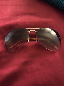 Aviator Sunglasses w/Gold Rims $5