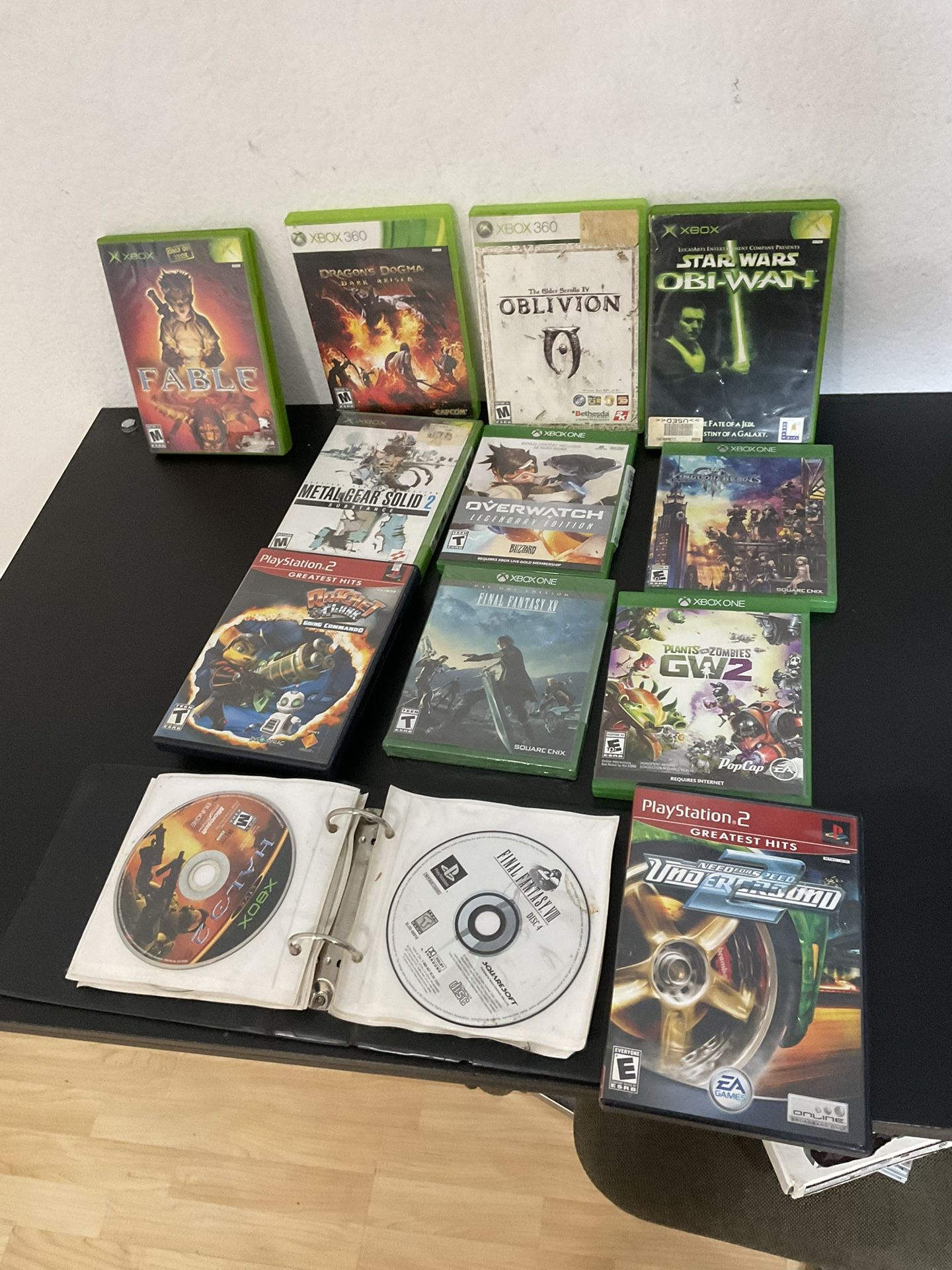 Xbox One / Xbox 360/ Ps2 Games Lot 