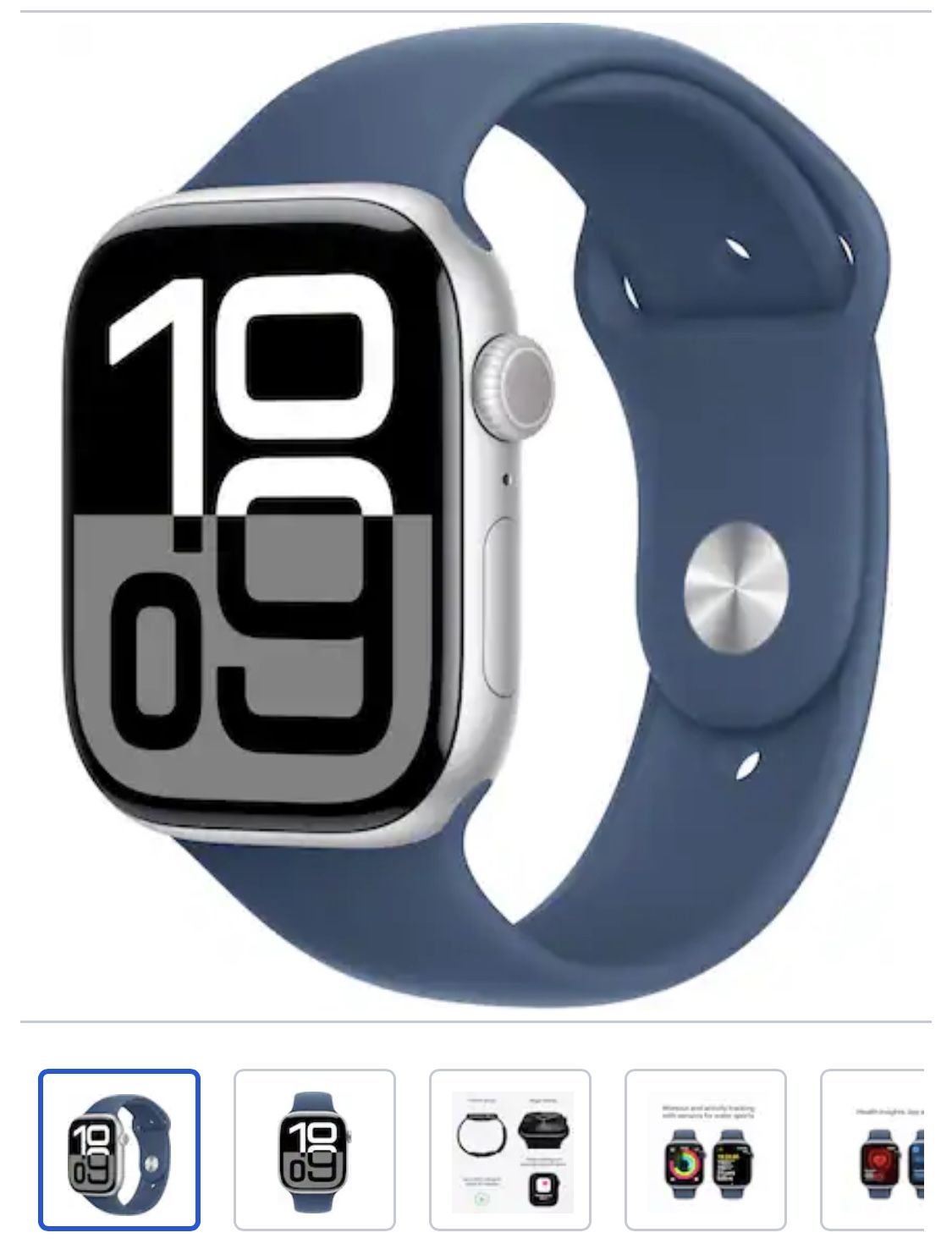 Apple Watch Series 10 (GPS) 46mm Aluminum Case 