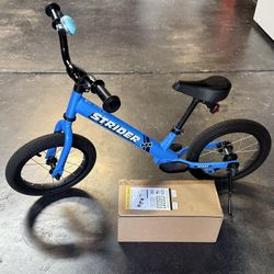 Strider 14x Balance Bike for Kids 3 to 6 Years, w/ pedal Kit