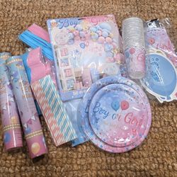 Gender Reveal PINK GIRL Everything For A Baby Shower 