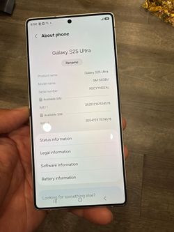 Samsung S25 Ultra 256gb unlocked