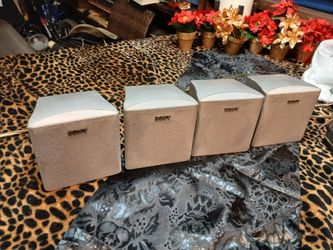 4 : SonyType Wired satellite speakers