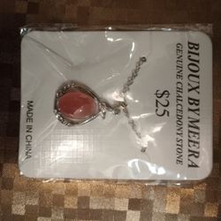 Chalcedony Stone Necklace