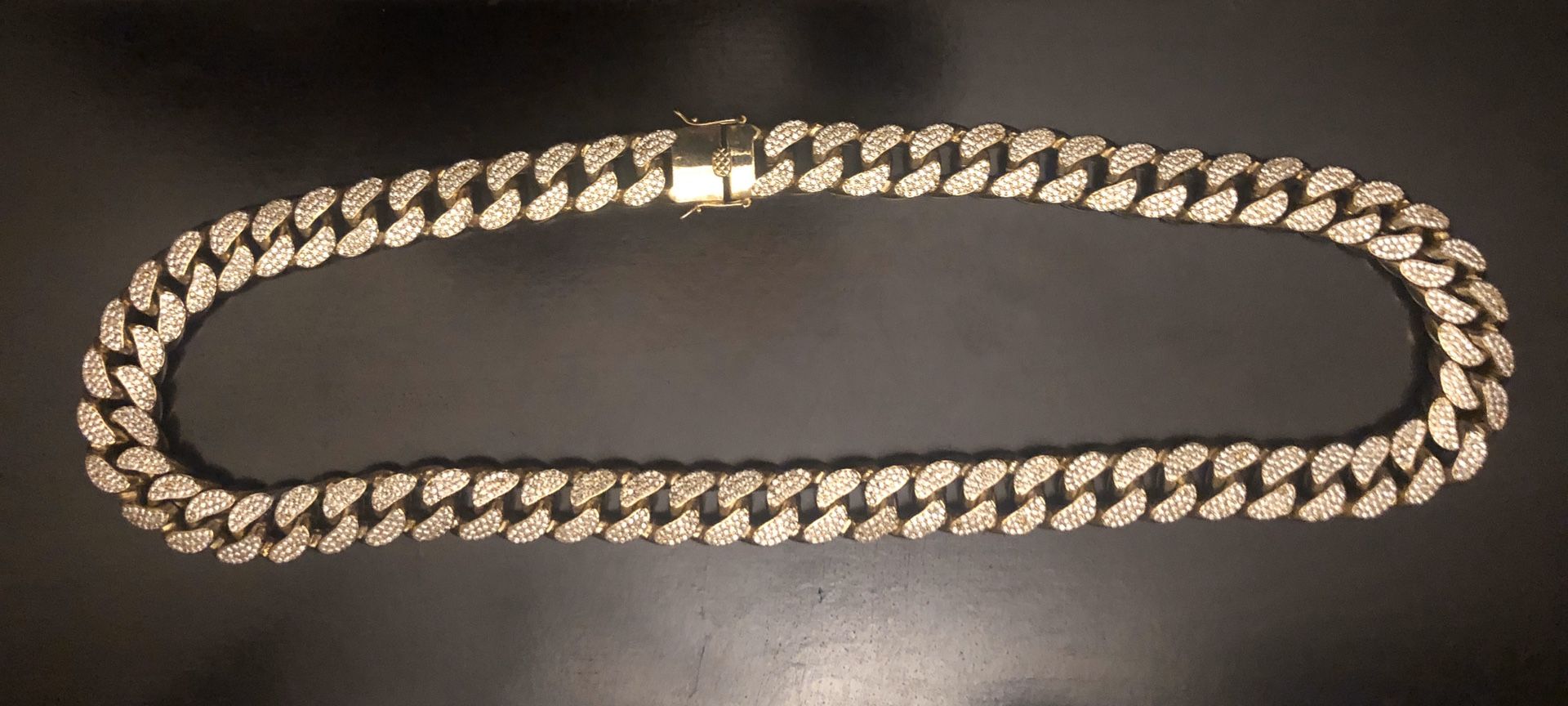 Great Gold Plated heavy Cuban link chain