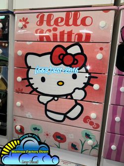 Hello Kitty five drawer dresser new chest cajonera Comoda nueva