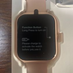 SMART WATCH - PINK- TOOBUR BRAND $25