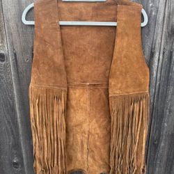 Vest , Cowboy, Western , Indian, Fringe 