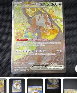 Pokemon TCG Bloodmoon Ursaluna ex 216/167 SV06 Full Art Holo SIR