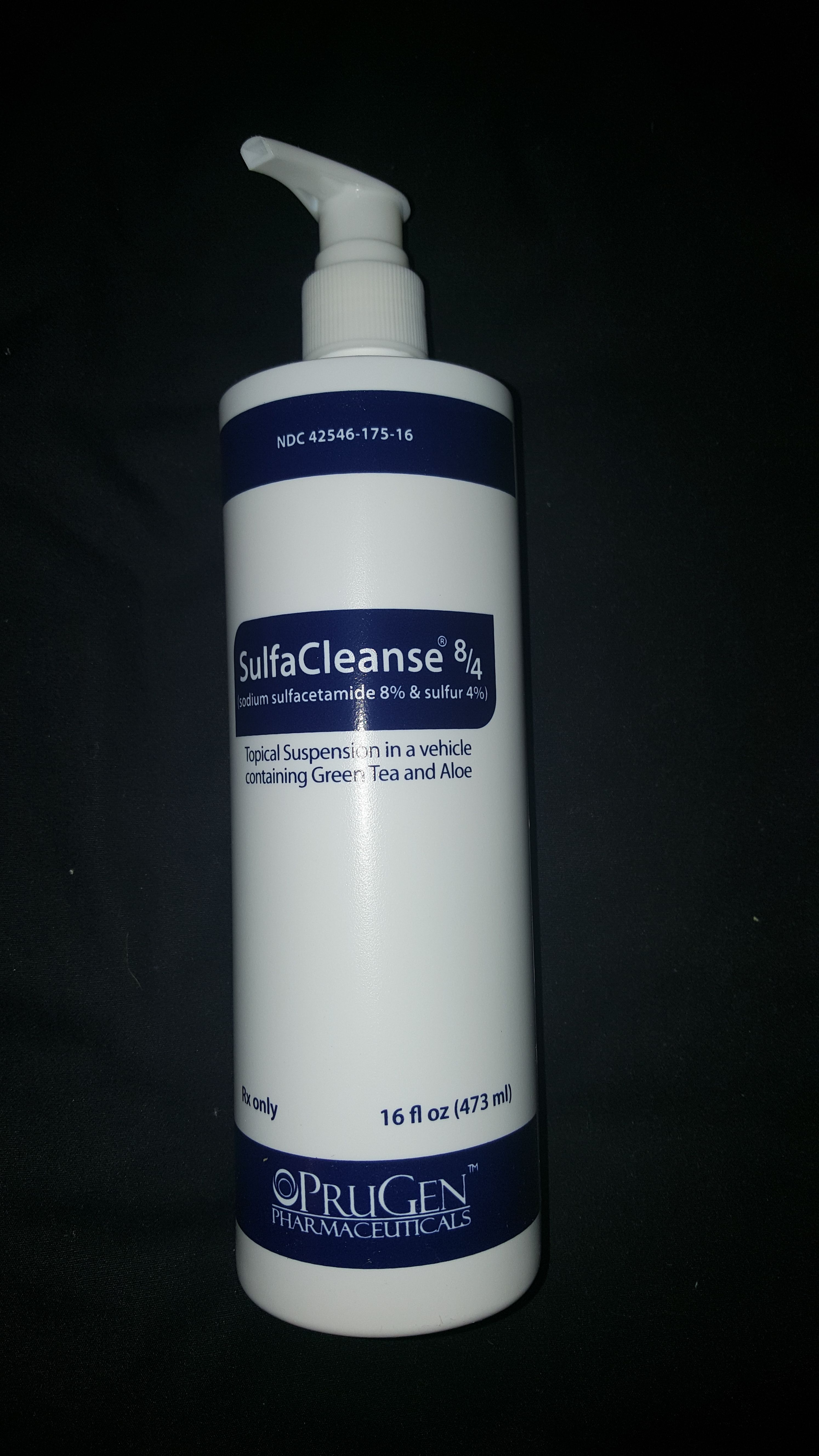 SulfaCleanse Acne Roscea Dermatitis Cleanse 16 oz