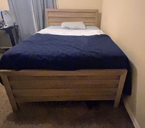 Full-Size Bed Frame & Dresser Set