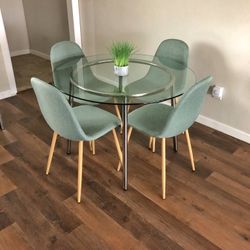 Modern Round Dining Table Set