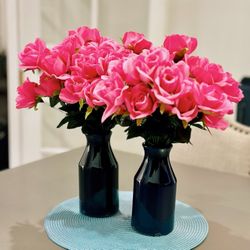 Floral Bouquet And Vase 