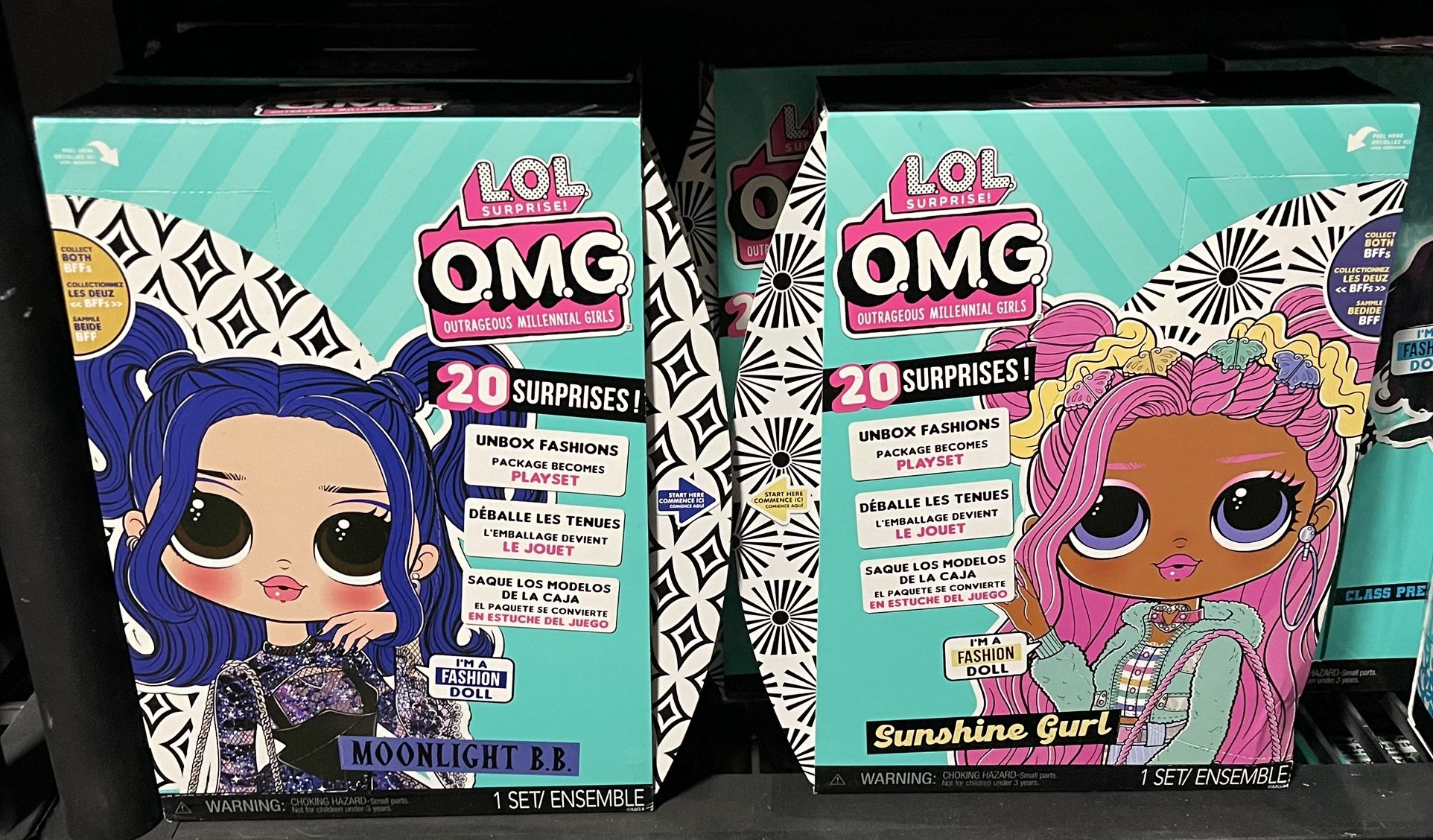 LOL Surprise OMG Moonlight and Sunshine Gurl Dolls