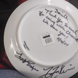Signed Grand Turk Plate