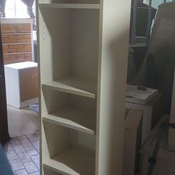 7ft Tall White Cabinet Shelf Storage OR Pantry Shelves