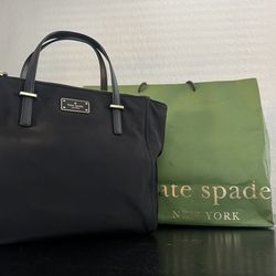NWT Kate Spade Alyse Wilson Road Nylon Satchel - Black
