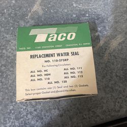 Taco Replacement Water Seal