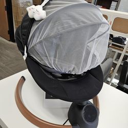 Baby Swing, Electric Infant Rocker with Bluetooth & Remote, 5 Speeds, 10 Lullabies,