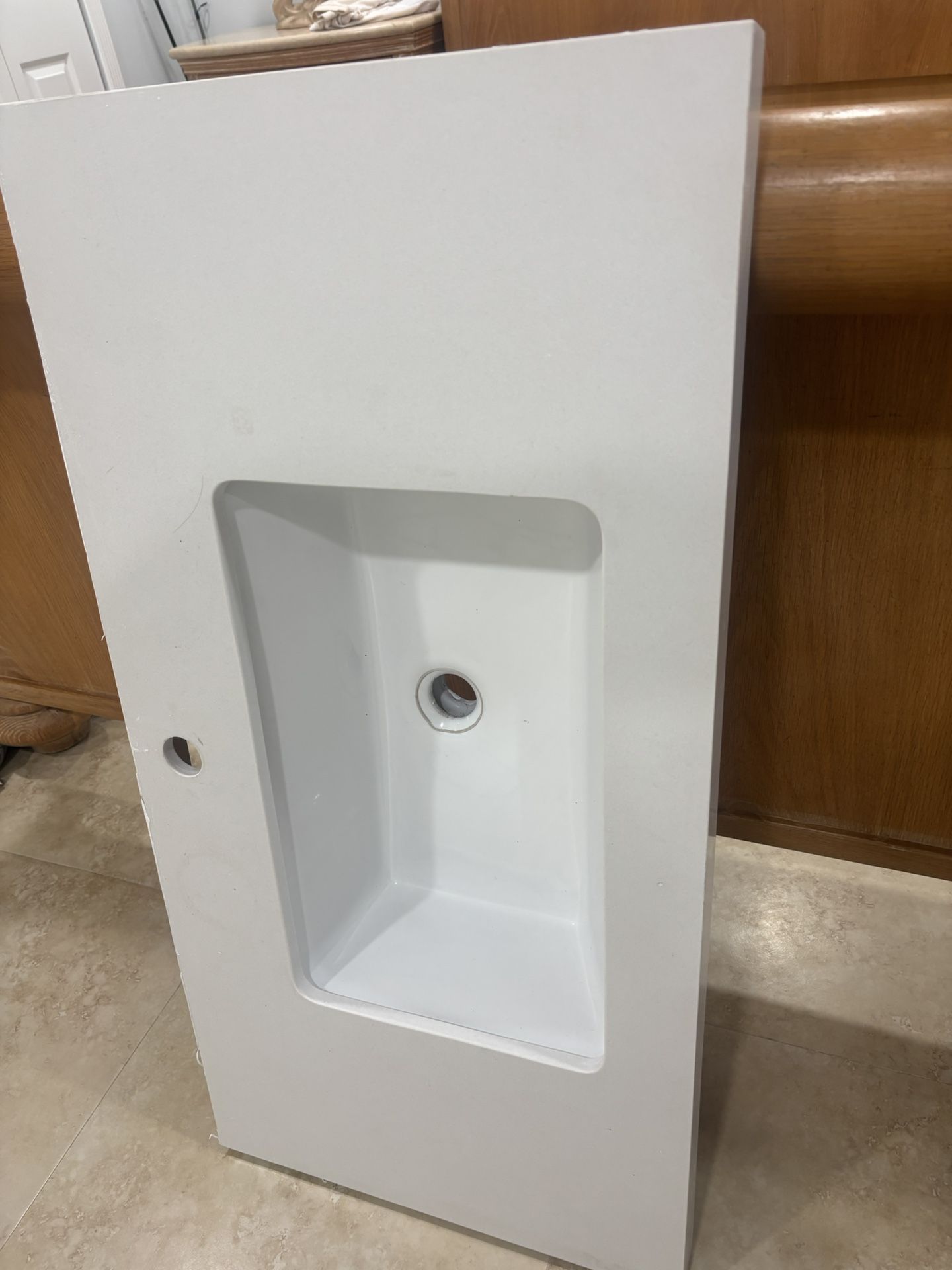 36”  Quartz Vanity Top. 
