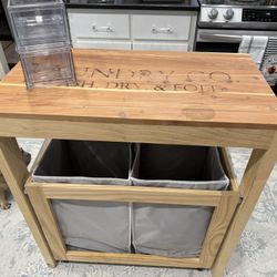 Laundry Hamper Cart With Pods And Bead Bins