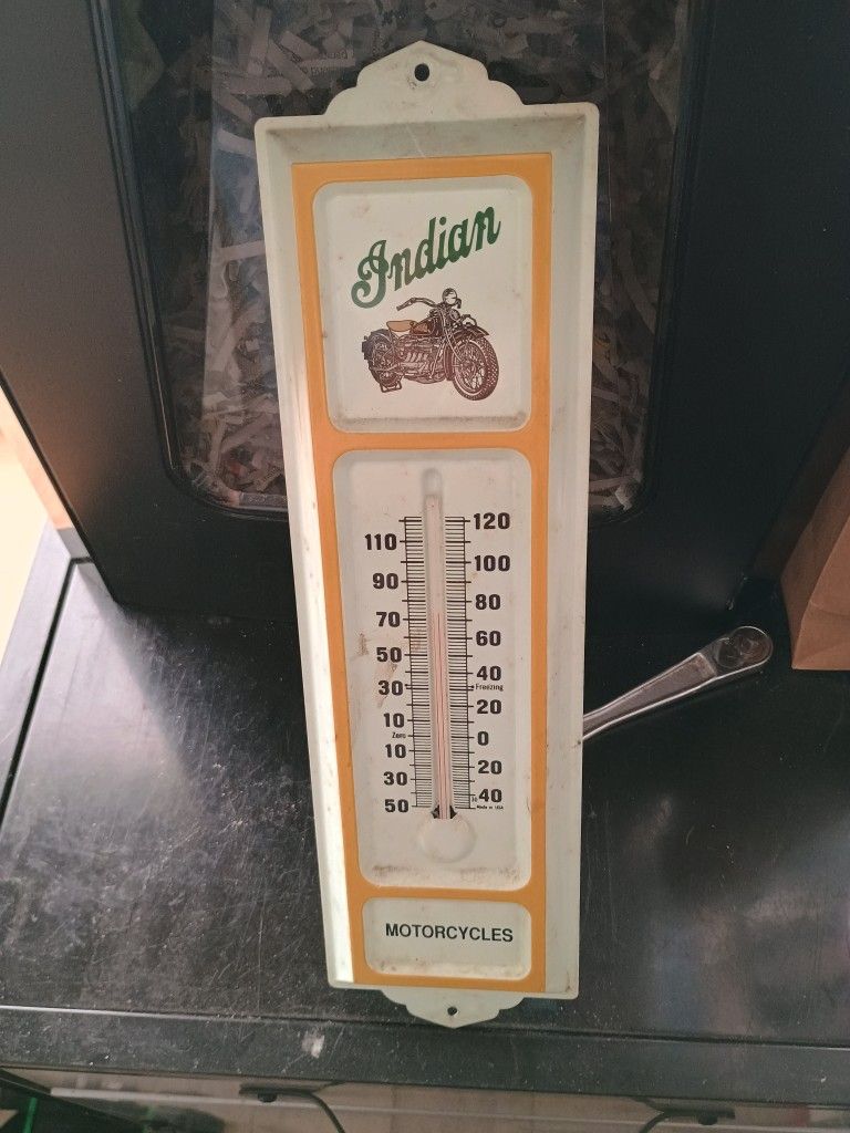 Indian Motorcycle Thermometer