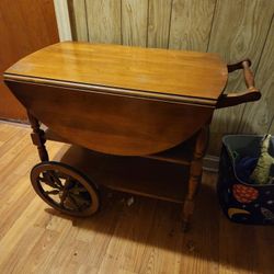 Vintage Mid Centery Bar Tea Cart