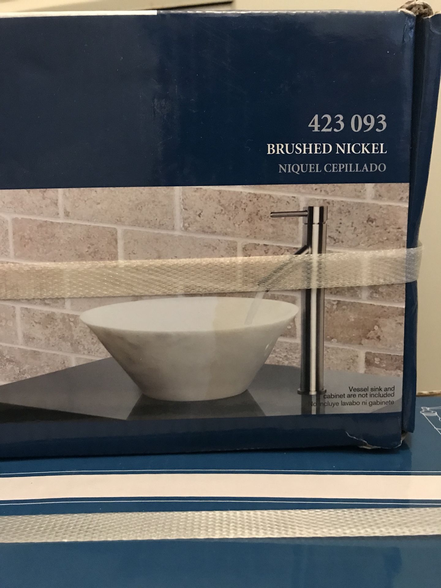 New vessel sink faucet by Pegasus brushed nickel silver