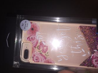 iPhone 7/8 pluse pink roses phone case (You Got This)