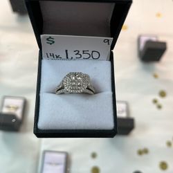 14 k diamond ring 