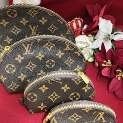 4 Pack Makeup Bags