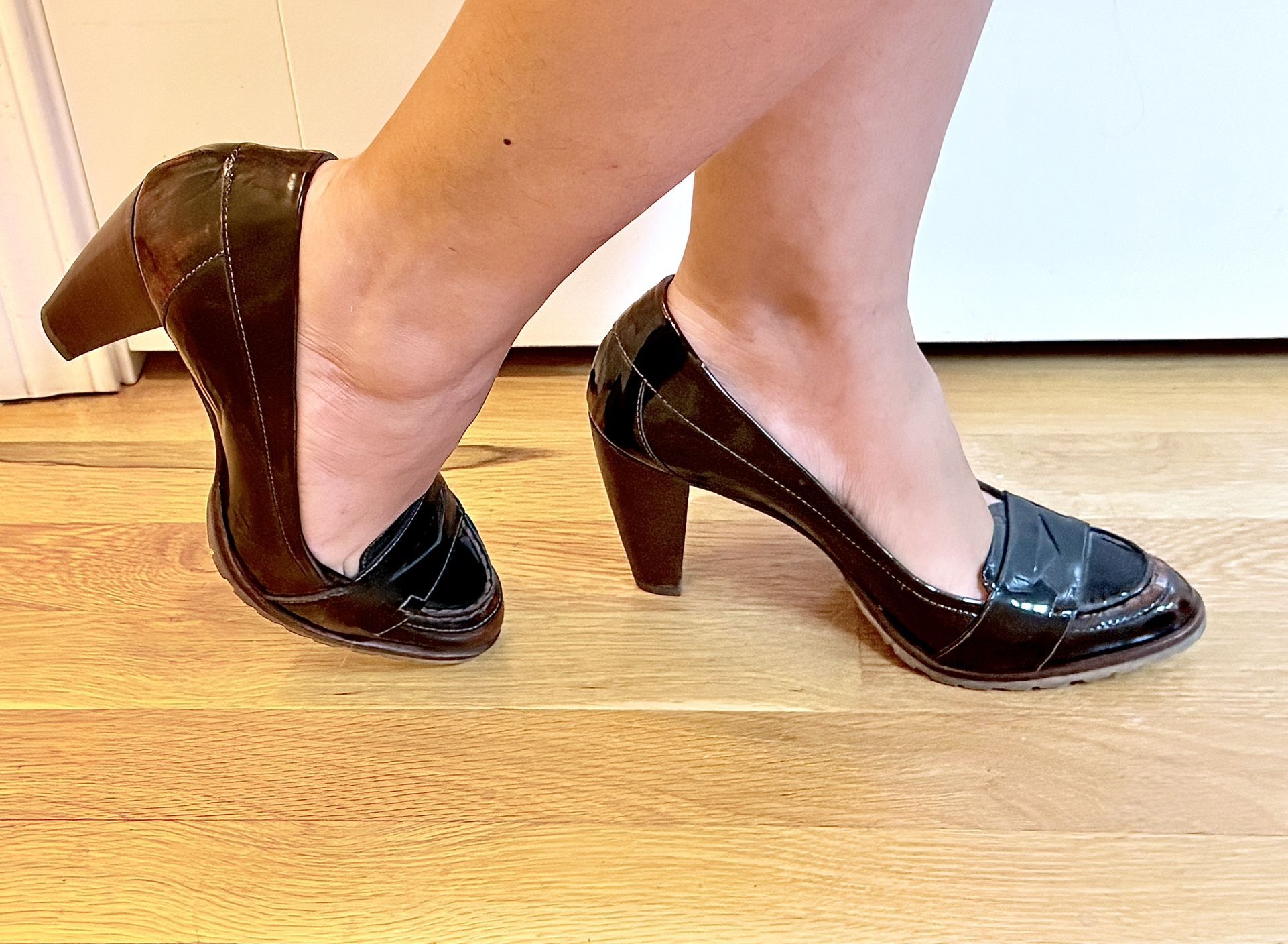 Cole Haan Nike Air Ombre Patent Leather Heels in Amazing Condition❣️ size US 8.5 Made in Brazil❣️😻