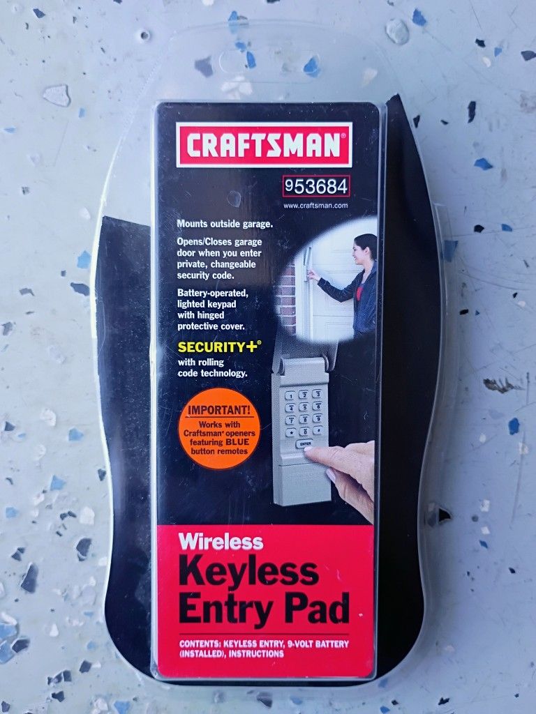 Craftsman Garage Door Opener Wireless Keypad 953684